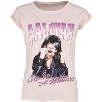 Aaliyah &ndash; Aaliyah One In A Million T-shirt light pink