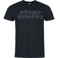 Avenged Sevenfold &ndash; Avenged Sevenfold Logo 3D Druck T-shirt black