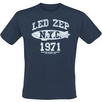Led Zeppelin &ndash; Led Zeppelin NYC 1971 T-shirt blue