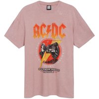 AC/DC &ndash; AC/DC Amplified Collection - For Those About To Rock T-shirt light pink