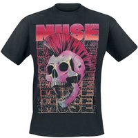 Muse &ndash; Muse Mohawk Skull T-shirt black