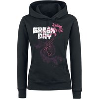Green Day &ndash; Green Day Gun Flower Hoodie black