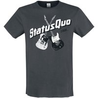 Status Quo &ndash; Status Quo Amplified Collection - Timeless Badge T-shirt charcoal