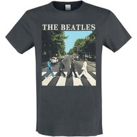 The Beatles &ndash; The Beatles Amplified Collection - Abbey Road T-shirt charcoal