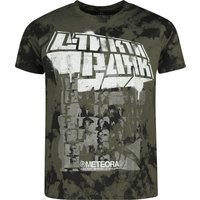 Linkin Park &ndash; Linkin Park Spray Collage T-shirt green