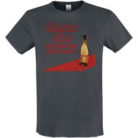 Status Quo &ndash; Status Quo Amplified Collection - Whatever Penguin T-shirt charcoal