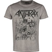 Anthrax &ndash; Anthrax No Frills T-shirt light grey