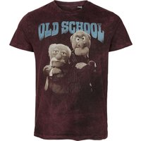 The Muppets &ndash; The Muppets Old School T-shirt dark red