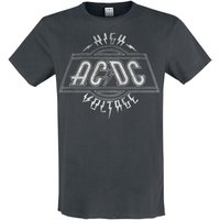 AC/DC &ndash; AC/DC Amplified Collection - High Voltage T-shirt charcoal