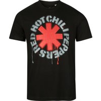 Red Hot Chili Peppers &ndash; Red Hot Chili Peppers Stencil Asterix - Heavyweight T-shirt black