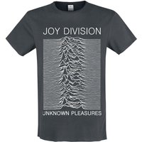 Joy Division &ndash; Joy Division Amplified Collection - Unknown Pleasures T-shirt charcoal