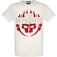 The Offspring &ndash; The Offspring Amplified Collection - Skull Logo T-shirt off white