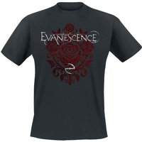 Evanescence &ndash; Evanescence Red Rose Logo T-shirt black