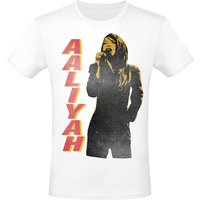 Aaliyah &ndash; Aaliyah Singing T-shirt white