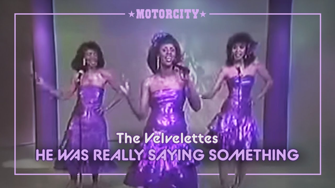 He Was Really Saying Something